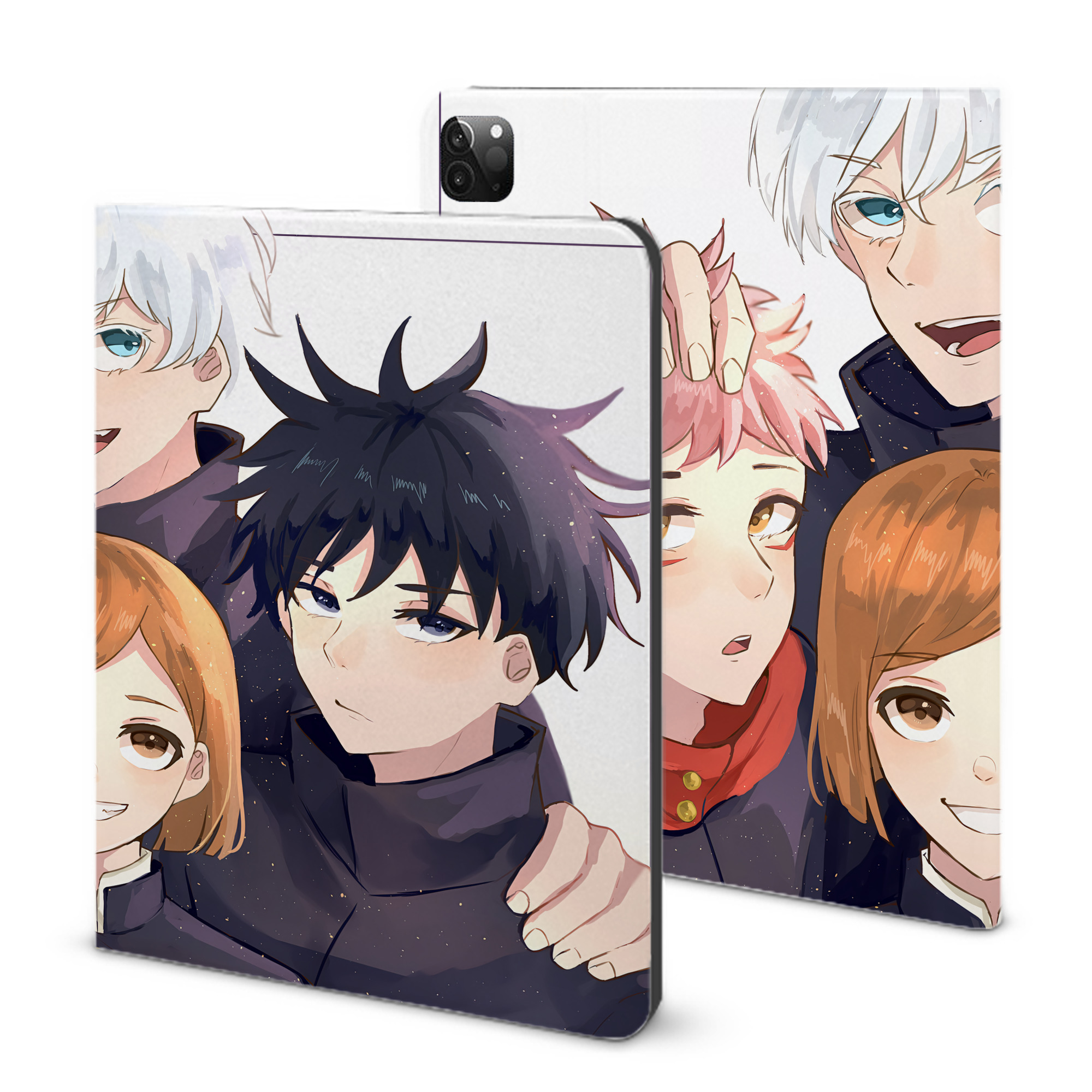 （画像用） 呪術廻戦 Jujutsu Kaisen IPadケース ペンホルダー付き ブックスタイルデザイン